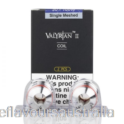Vape Nicotine Australia Uwell Valyrian II 2 Replacement Coils 0.32ohm UN2 Single Mesh Coils